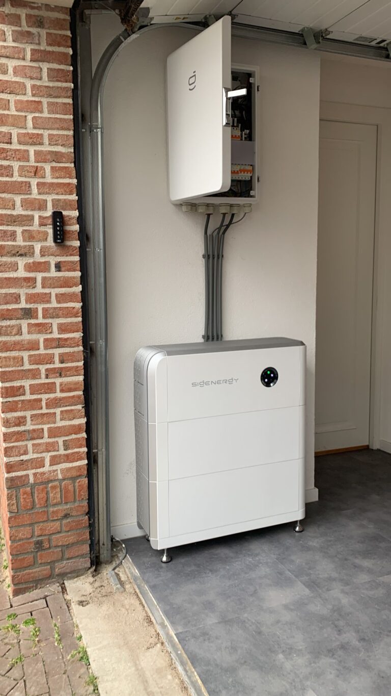 Sigenergy thuisbatterij geïnstalleerd in Schipluiden