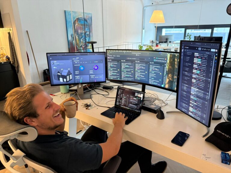 Aan het werk